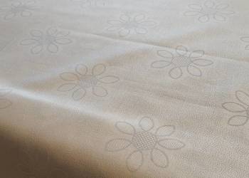 Obrus biały bawełna PRL