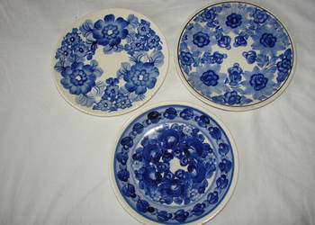 ZF Koło fajansowy talerz PRL