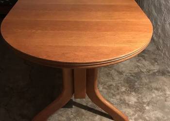 Stół drewniany okleina dębowa 170x90cm rozkładany 250x90cm