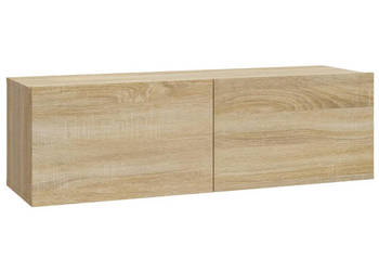 Szafki ścienne TV 4 szt. dąb sonoma 100x30x30 cm WM-3114192