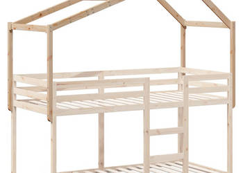 Daszek do łóżka dziecięcego 203x955x142 cm drewno sosnowe WM-846940