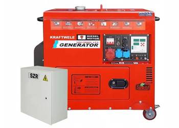 AGREGAT GENERATOR PRĄDOTWÓRCZY 9,8KW DT WYCISZ ATS