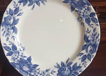 Patera, niebieskie kwiaty. Claytan. Made in Malaysia.