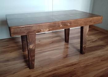 STOLIK Z LITEGO DREWNA rustykalny kawowy stół drewniany loft STOLIK Z LITEGO DREWNA rustykalny kawowy stół drewniany loft