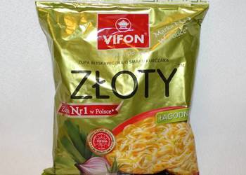 Vifon zupka chińska błyskawiczna zupa rosół złoty kurczak łagodny