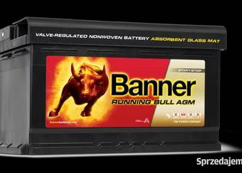 Akumulator 80Ah 800A Banner Running Bull AGM