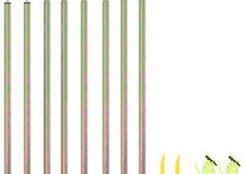 vidaXL Słupki do żagla ogrodowego, 2 szt., 200 cm, galwanizowana(SKU315221)