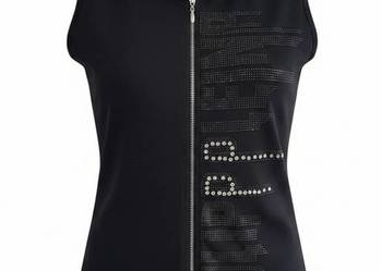 Damska sportowa czarna bluza/kamizelka bezrękawnik Philipp Plein 40/L