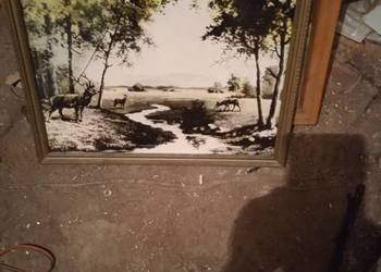 Stare obrazy z PRL 3 sztuki