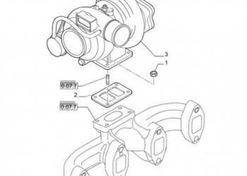 New Holland T6010 Turbospręźarka 4895271