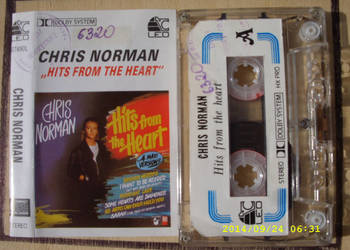 + ROCK ,kaseta ; CHRIS NORMAN--HITS FROM THE HESRTH