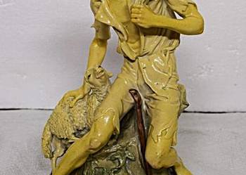 ,,Pasterz z owcą ''-Giuseppe Armani - 30 cm - wysokości