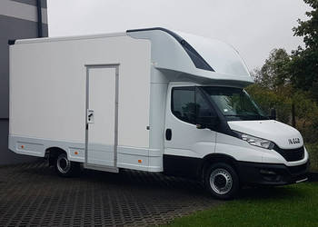 Iveco Daily KONTENER NISKOPODŁOGOWY 4,43x2,23x2,43 SKLEP BAR FOODTRUCK KAM…