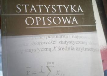 Statystyka opisowa Isajew książki bezpłatne wysyłki Trójmiasto szkolne tani