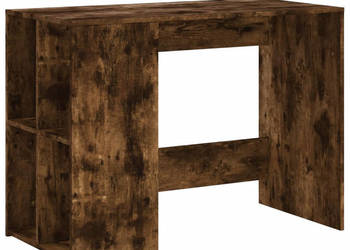 Biurko przydymiony dąb 102x50x75 cm materiał drewnopochodny WM-840545