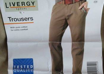 Spodnie Livergy Trousers bawełniane L/XL