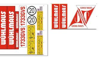 naklejki wuhlmaus 1733 gvs i inne modele super mocne zamienniki