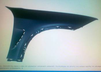 BŁOTNIK PRZEDNI LE/PR DO: BMW X5 (F15) 2013.10 -