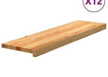 vidaXL Stopnie schodowe, 12 szt. brązowe(SKU:3282985)
