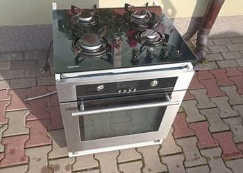 Kuchnia gazowo-elektryczna do zabudowy(płyta gazowa +piekarnik elektryczny)