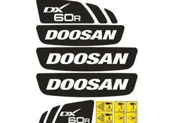Naklejki oklejenie naklejka - DOOSAN DX60R Zamiennik