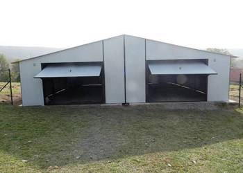 Blaszana hala 10×10 m – biała