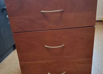 Kontener do biurka brązowy