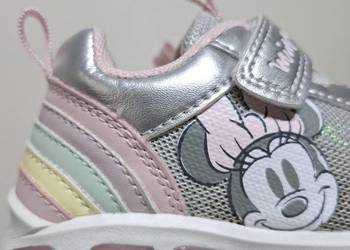 Dziewczęce buty dziecka 24 sportowe Disney świecące podeszwy