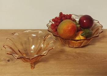 Stare patery, miski rozalinowe Art Deco
