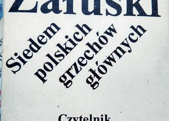 Załuski książka Siedem głównych polskich grzechów Warszawa