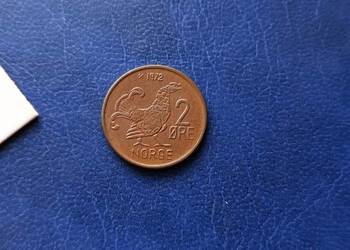 Stare monety 2 ore 1972 Norwegia
