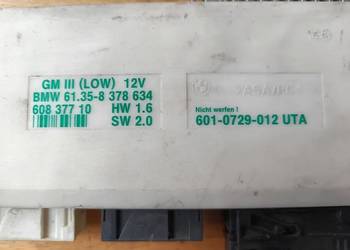 BMW GM III LOW moduł komfortu 61358378634 Aktualne wysyłka VIII