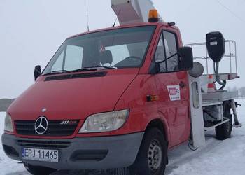 Podnośnik koszowy Mercedes sprinter GSR 200