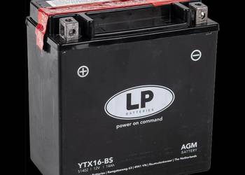 Akumulator motocyklowy 14Ah 220A Landport YTX16-BS 12V