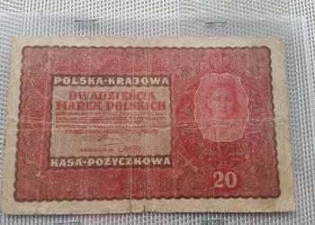Banknot 20 Marek Polskich 1919