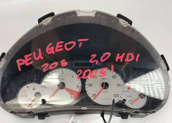 LICZNIK ZEGAR PEUGEOT 206 9656697080