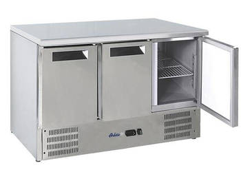 Stół Chłodniczy z Blatem 3-Drzwiowy Nierdzewny Hendi 236147