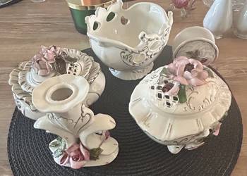 Stary komplet porcelanowy