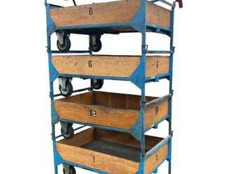 Wózki transportowe Kaiser+Kraft drewniano-stalowe 123x82 cm