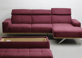 SFM DESIGN wielki NAROŻNIK regulowana wysokość oparcia, kanapa rogówka sofa