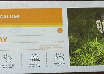 GIGALUMI Solar Lights Ogród zew, 6 szt., wodoodporny (ciepły biały)