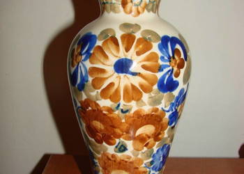 Włocławek fajansowy wazon PRL