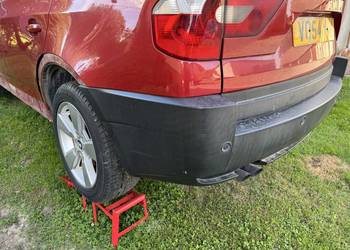 BMW e83 zderzak tył PDC hak