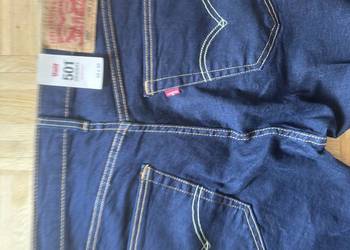 Nowe oryginalne spodnie Levis 501, CAT i Wrangler L