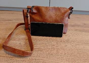 Mała brązowa torebka na ramię  crossbody