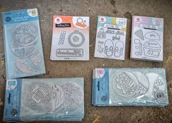 Wykrojniki matryce do wycinania embossing zestaw matryc ze scenką 3D 6 sztu