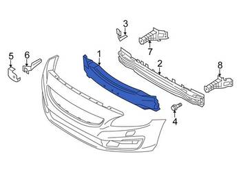 VOLVO S60 V60 absorber belka wzmocnienie zderzaka przod 313…