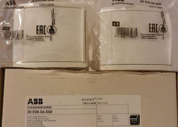 ABB Gniazdo SCHUKO z klapką 2P+E - Ocean - 20 EW-54-500