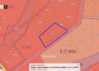 Działka 3356m2 Drewnica Zielona