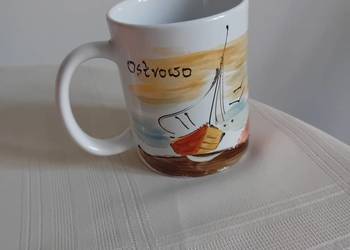 kubeczek porcelanowy ,ręcznie malowany